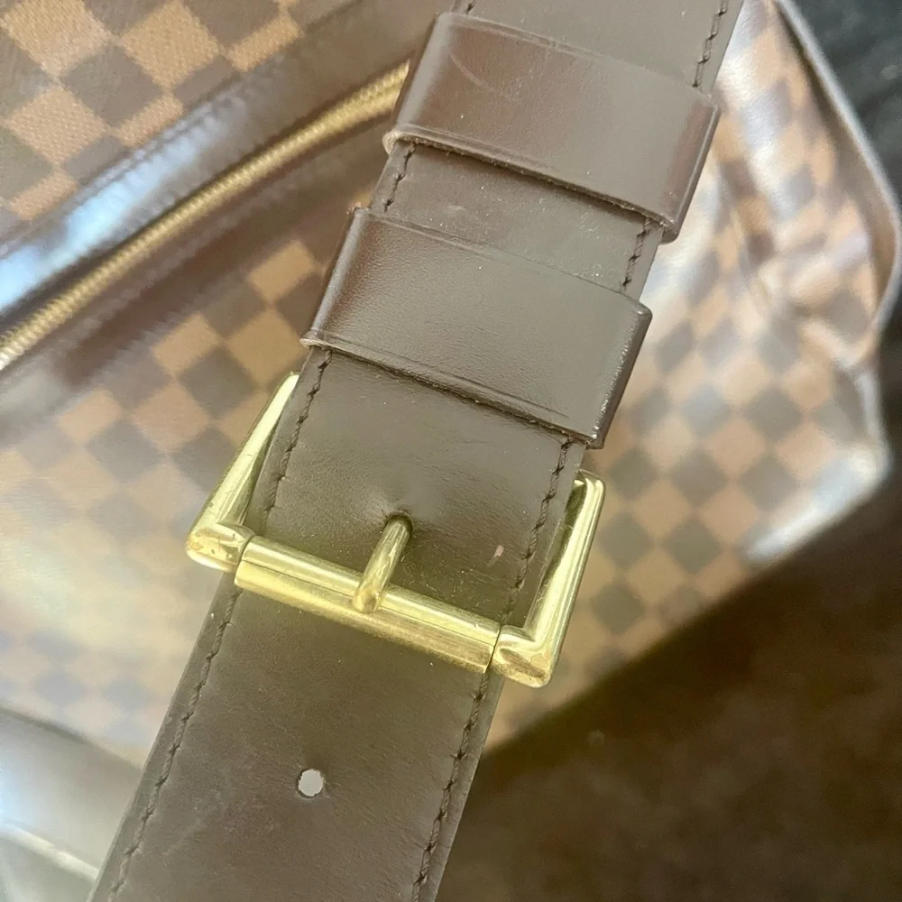 Louis Vuitton Damier Brown Checkered Messenger Bag